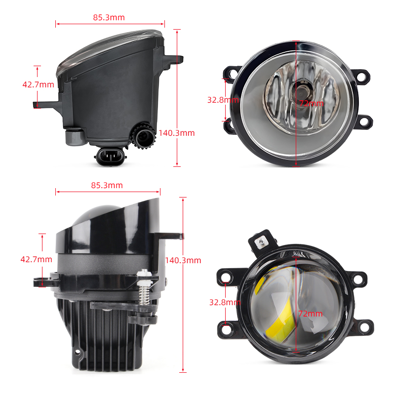 For Toyota Led Headlights FogL - огляд і ціна Bi Led Projector Lens 3 Inch