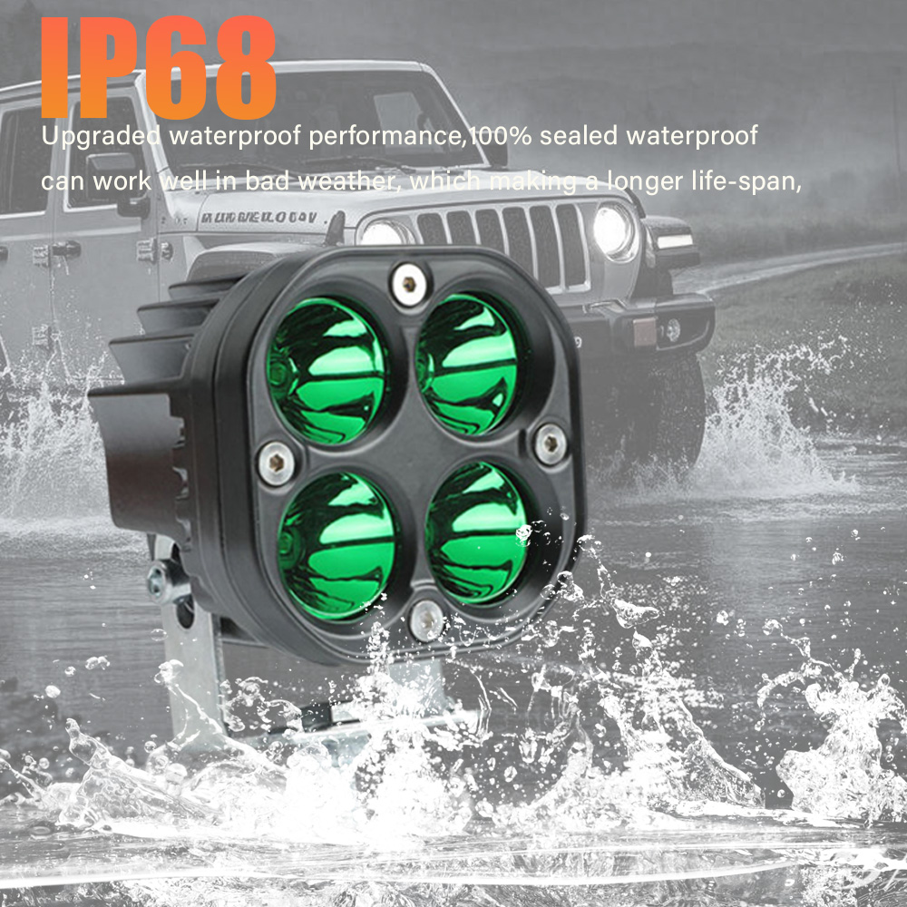 3 Inch LED Light Bar Red Green - огляд і ціна Led Work Light Bar 12 Inch Offroad