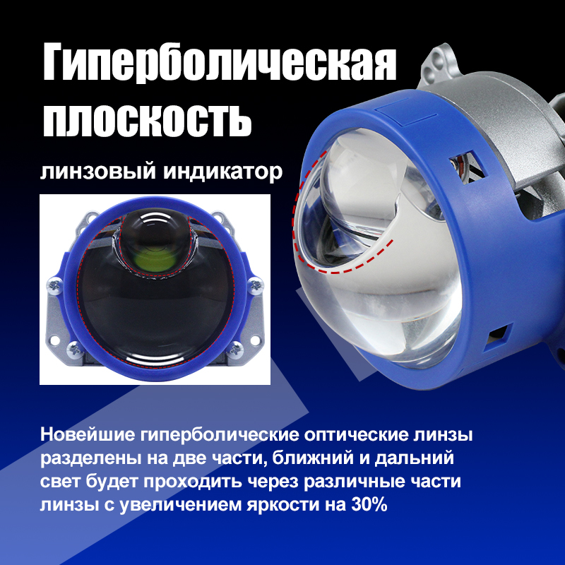 CAMOTO 2pcs  P70 Led Laser Pro - огляд і ціна Laser Led Headlight Projector Lens
