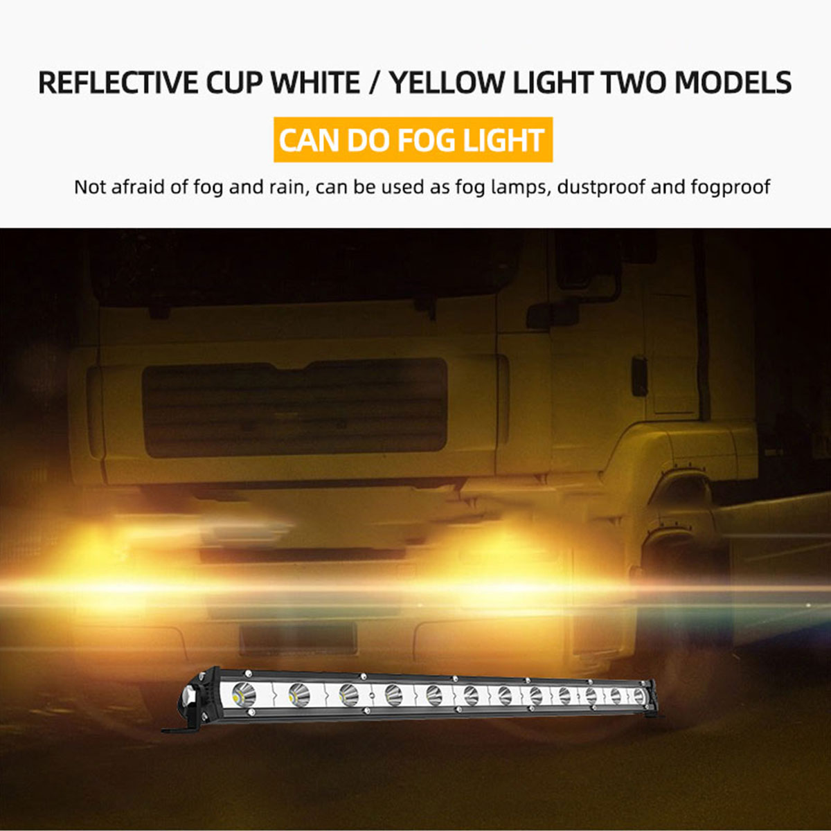 Car LED Work Light Bar 8.8'' 1 - огляд і ціна Led Work Light Bar 12 Inch Offroad