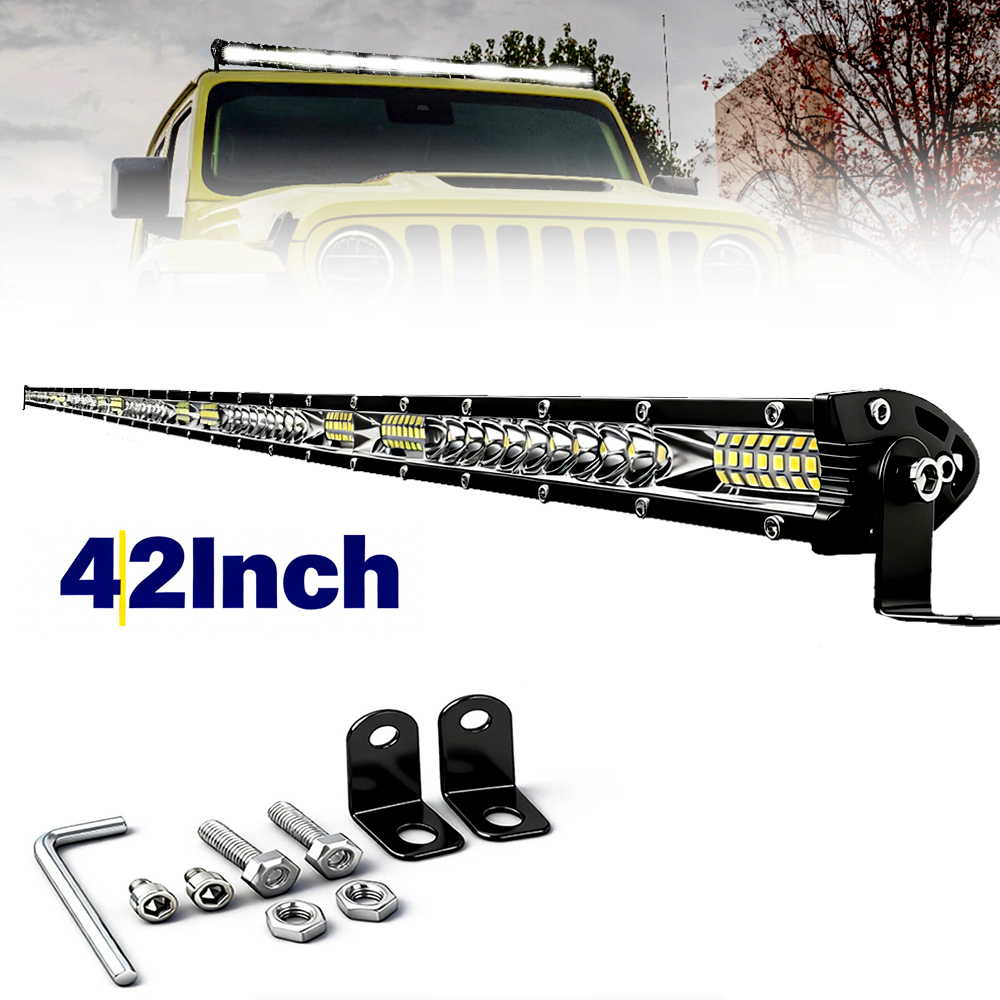 42 inch Single Row Ultra-Thin  - огляд і ціна Led Work Light Bar 12 Inch Offroad