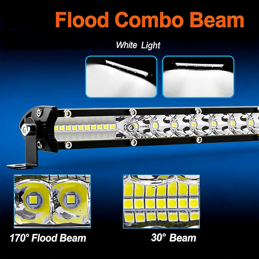 42 inch Single Row Ultra-Thin  - огляд і ціна Led Work Light Bar 12 Inch Offroad