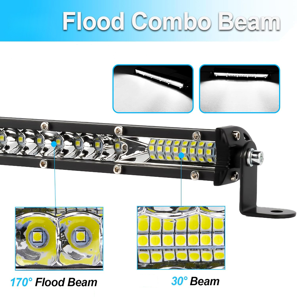 42 inch Single Row Ultra-Thin  - огляд і ціна Led Work Light Bar 12 Inch Offroad
