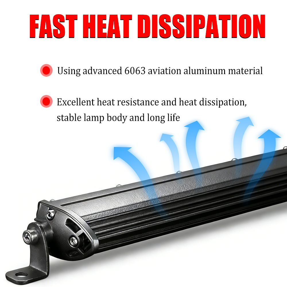 Combo Beam Single Row LED Ligh - огляд і ціна Led Work Light Bar 12 Inch Offroad