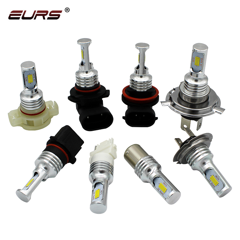 EURS 2PCS H7 Led Fog Light H4  - огляд і ціна Led Fog Light H11 3000K Yellow