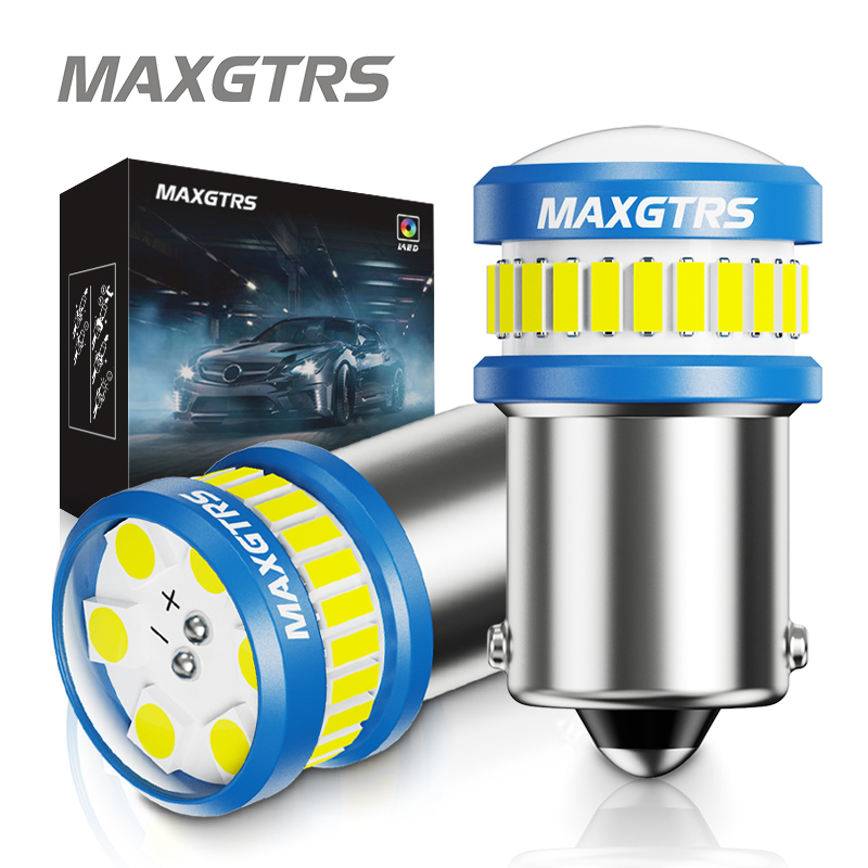 2x BA15S P21W LED Bulbs S25 11 - огляд і ціна Led Tail Light Bulb Canbus