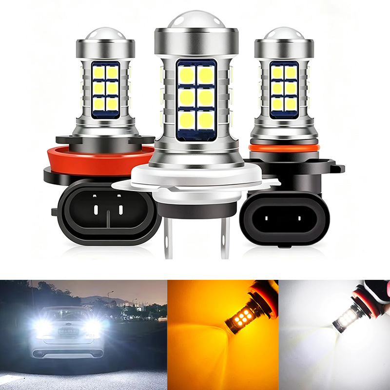 2Pcs H8 H11 H16 HB4 9006 HB3 9 - огляд і ціна Led Fog Light H11 3000K Yellow
