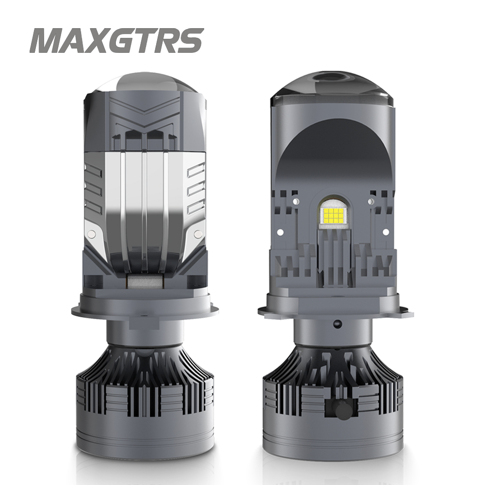 Large Lens H4 LED Headlight Mi - огляд і ціна Led Headlight H4 Hi Lo 120W
