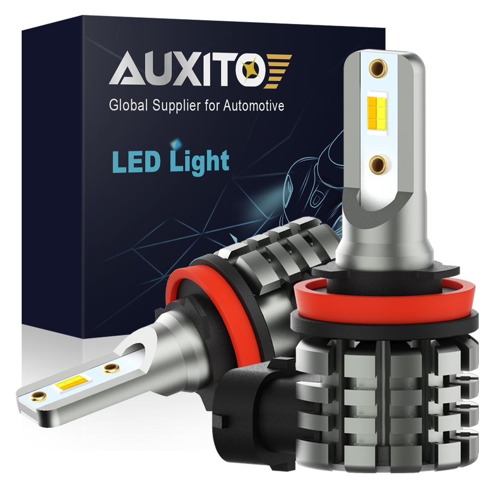 AUXITO 2Pcs H11 LED Dual Color - огляд і ціна Led Fog Light H11 3000K Yellow