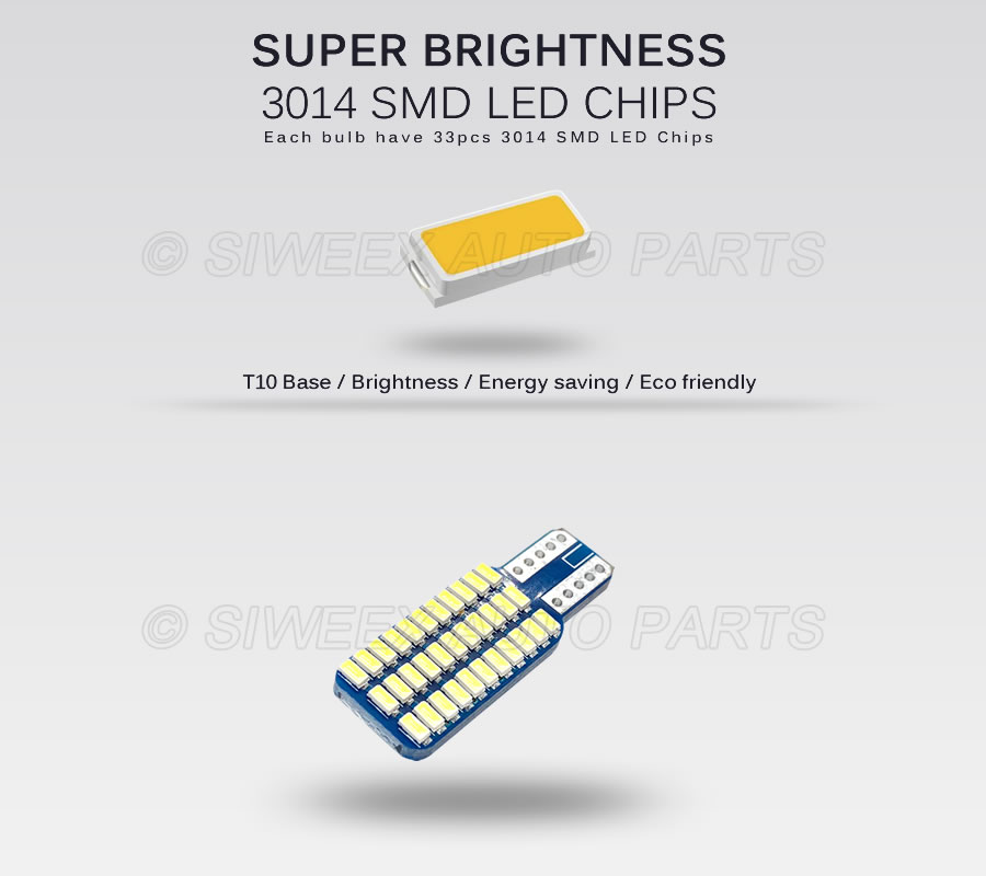 T10 192 194 168 W5W LED Bulbs  - огляд і ціна Led Tail Light Bulb Canbus