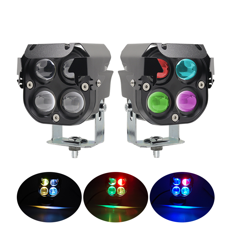 2PCS 3 Inch 4 RGB Led Work Spo - огляд і ціна Led Work Light Bar 12 Inch Offroad