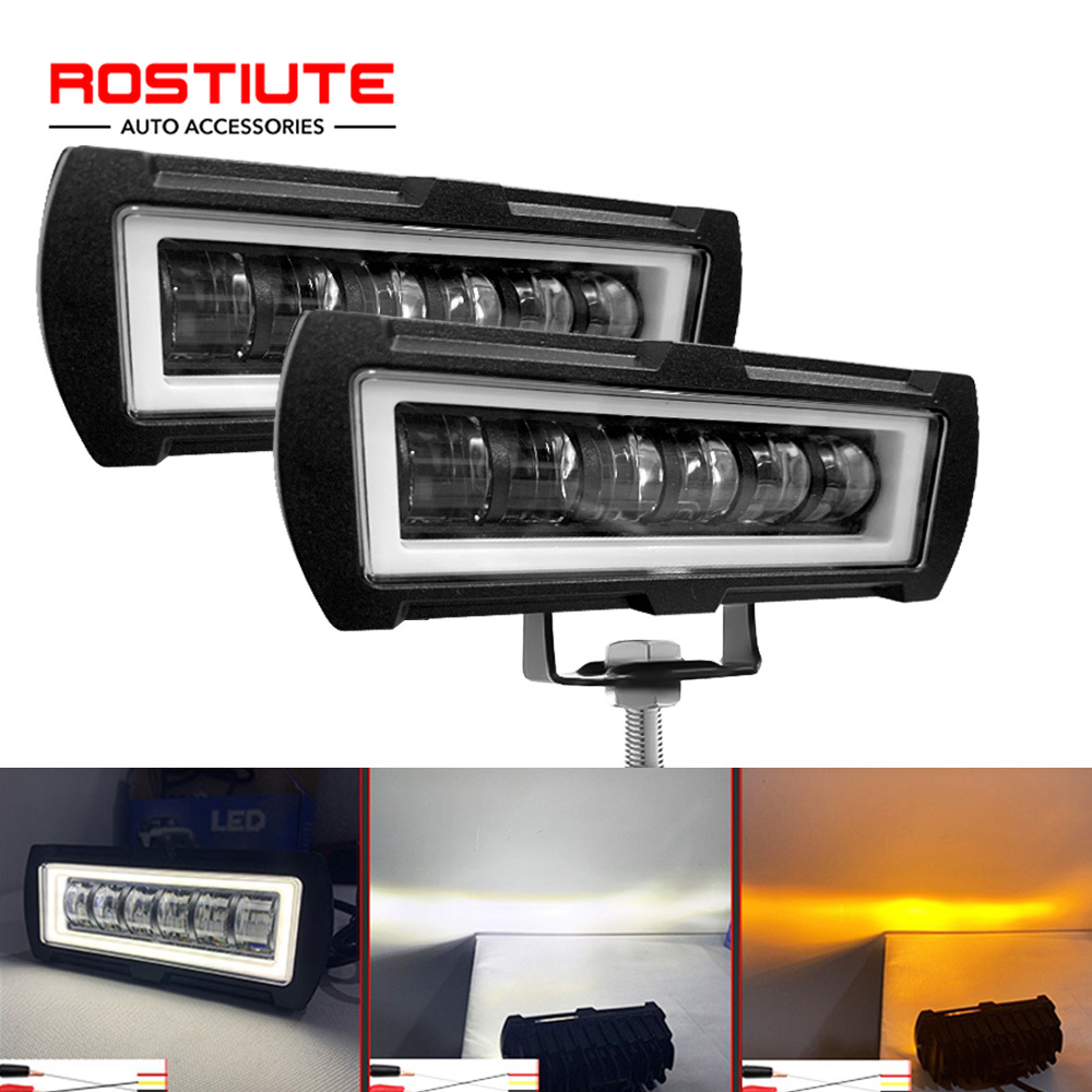 5 Inch White Amber Car Work Li - огляд і ціна Led Work Light Bar 12 Inch Offroad