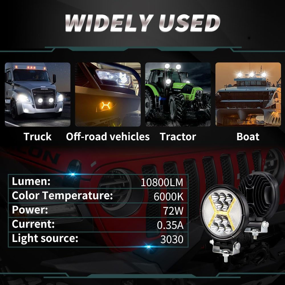 4 Inch LED Work Light Bar Offr - огляд і ціна Led Work Light Bar 12 Inch Offroad
