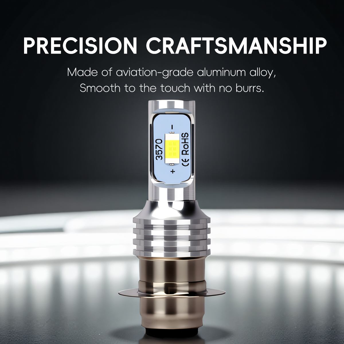 1x H4 LED Motorcycle Headlight - огляд і ціна Motorcycle Led Headlight Bulb H4