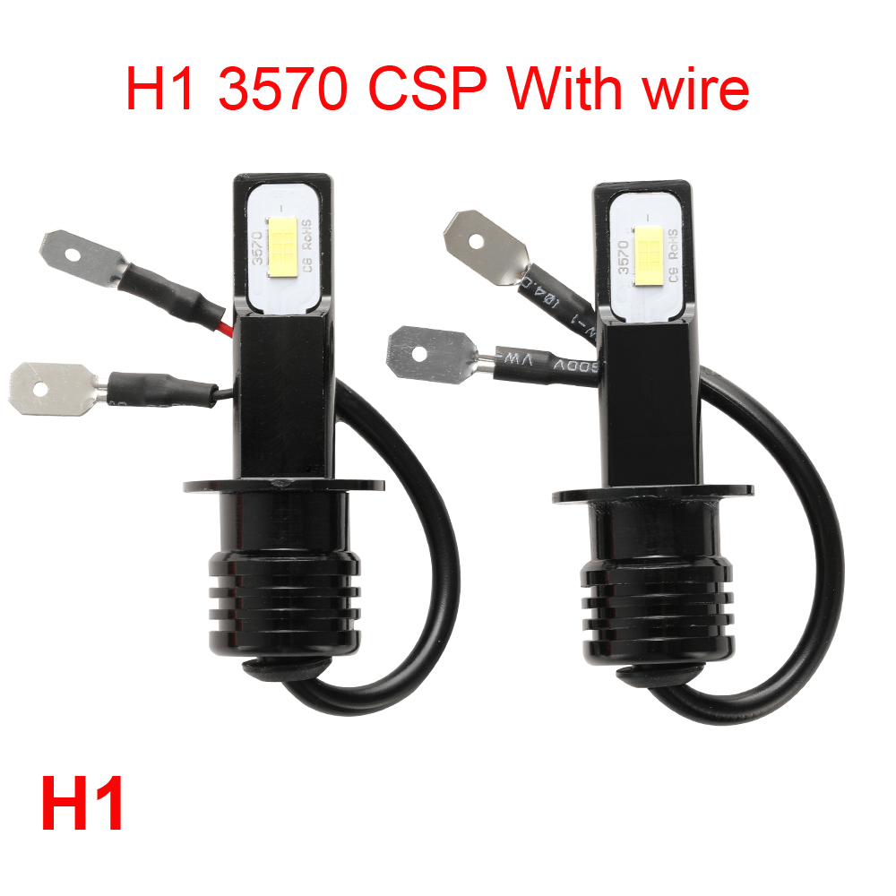 2Pcs CSP H4 H7 LED Bulbs Headl - огляд і ціна Car Led Headlight 9005 9006