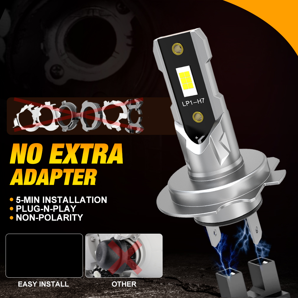 20000LM H7 LED Headlight Kit M - огляд і ціна Led Headlight Bulb H7 20000Lm