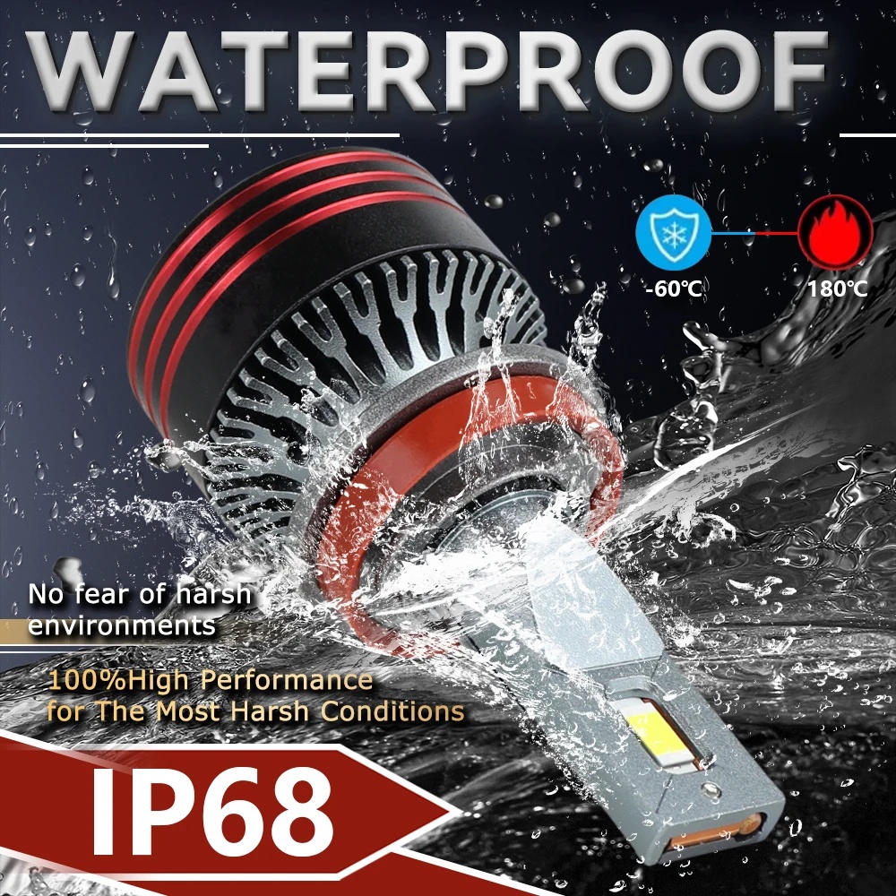 M8 Pro High Brightness Car LED - огляд і ціна Led Headlight H4 Hi Lo 120W