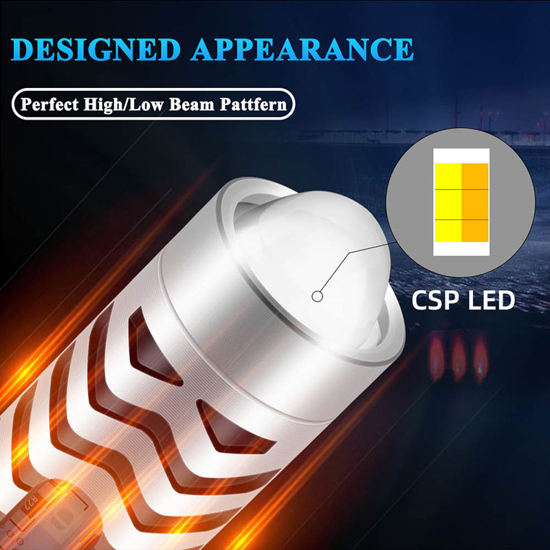 1Pc H4 P15D LED Dual Color Mot - огляд і ціна Motorcycle Led Headlight Bulb H4