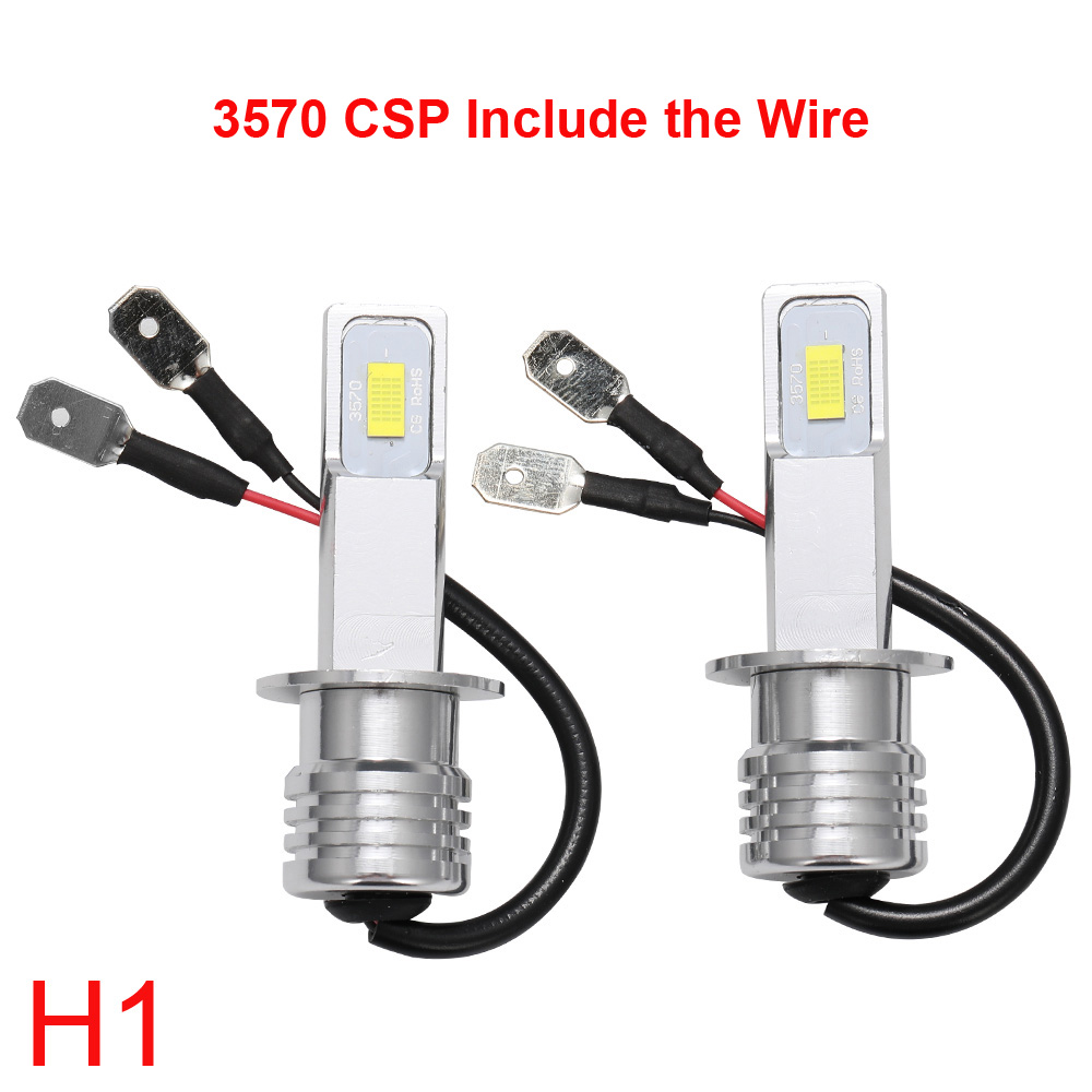 2Pcs H7 CSP Mini LED H4 H1 H11 - огляд і ціна Led Headlight Bulb H7 20000Lm