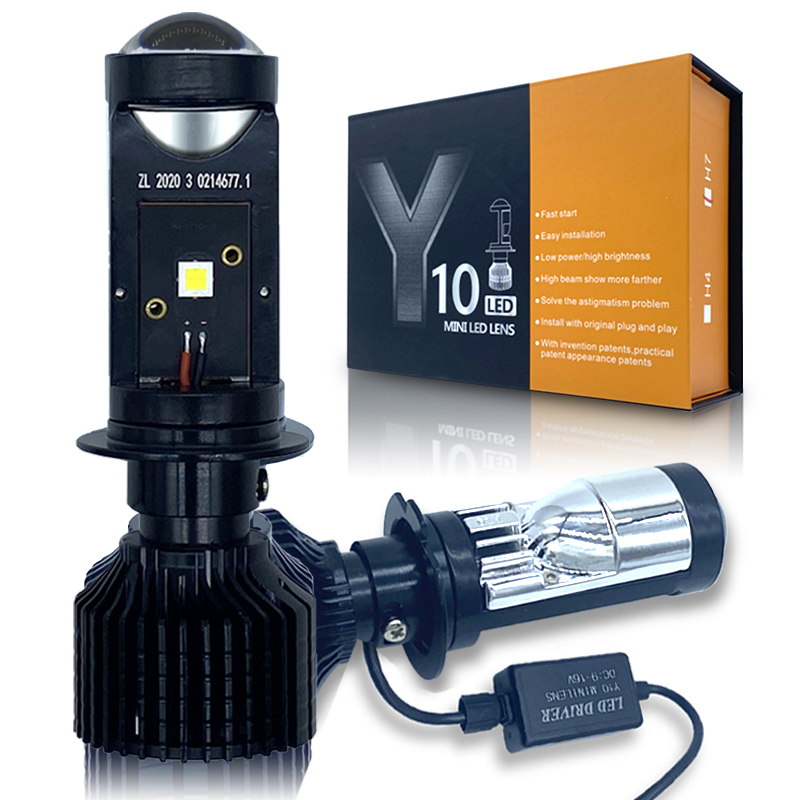 Canbus Lamp H4 H7 LED Y10 Supe - огляд і ціна Laser Led Headlight Projector Lens