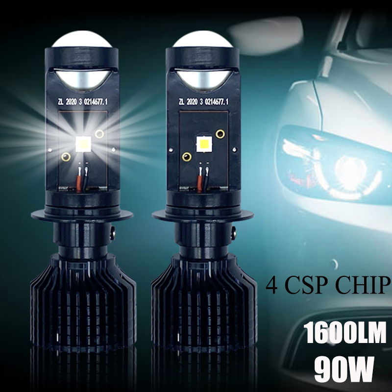 Canbus Lamp H4 H7 LED Y10 Supe - огляд і ціна Laser Led Headlight Projector Lens