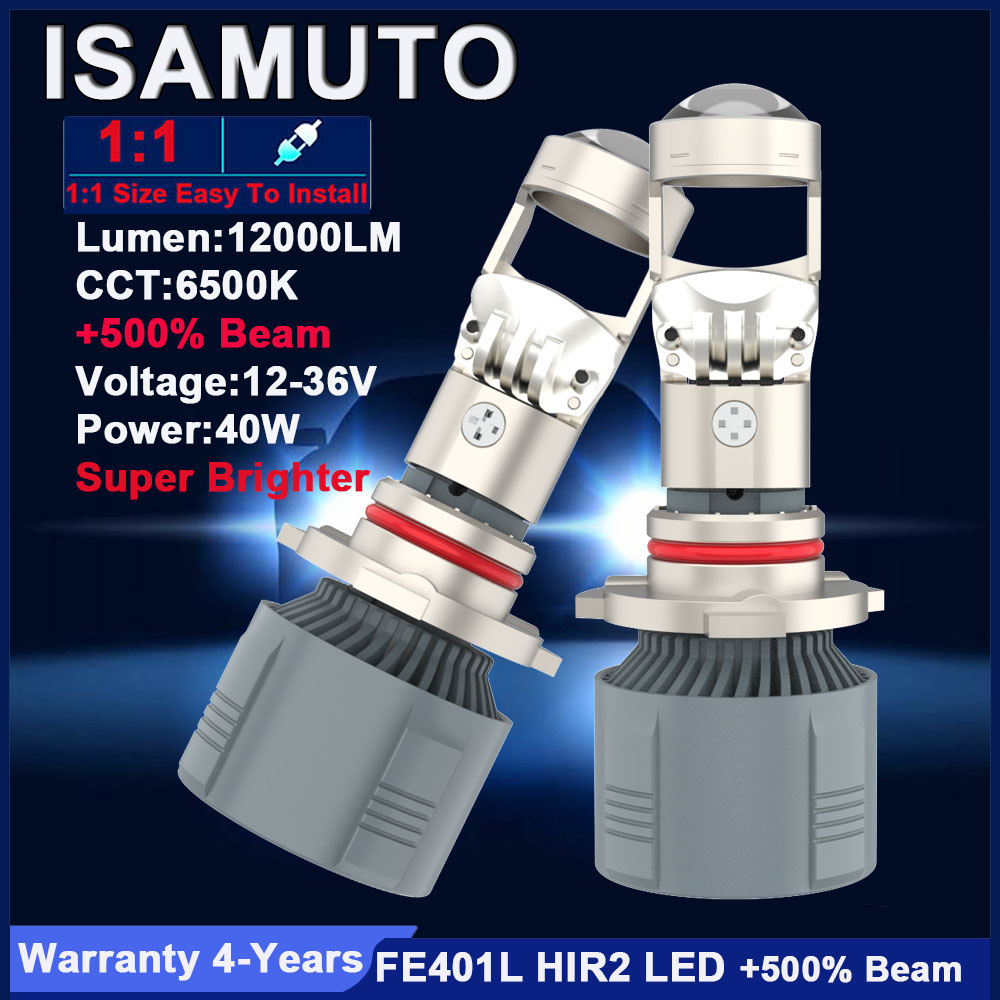 ISAMUTO FE401L HIR2 9012 PX22d - огляд і ціна Led Headlight 6500K White 12000Lm