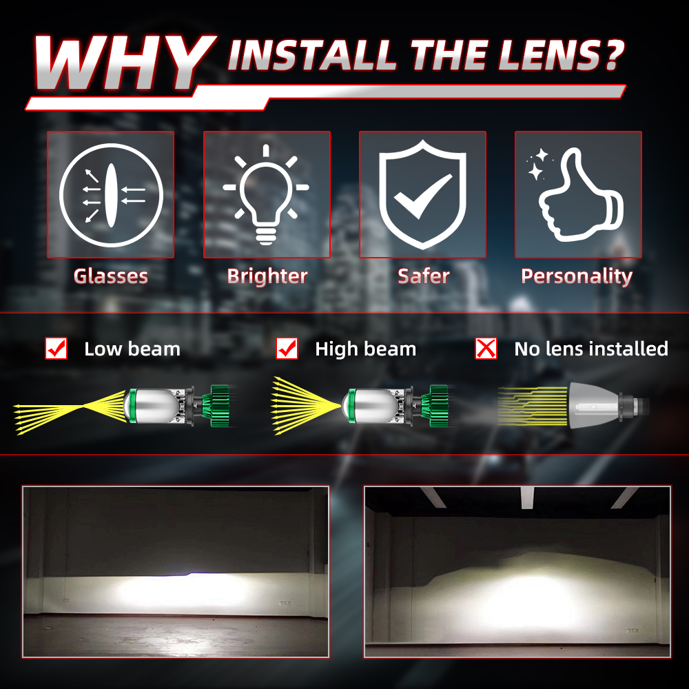 1/2Pcs 120W Lamp H4 LED Mini P - огляд і ціна Led Headlight H4 Hi Lo 120W