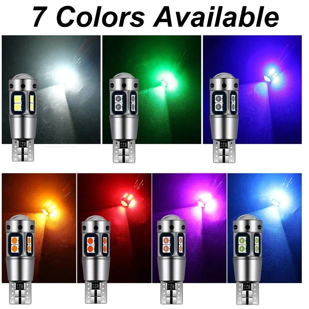2PCS High Quality T10 W5W 168  - огляд і ціна Led Tail Light Bulb Canbus