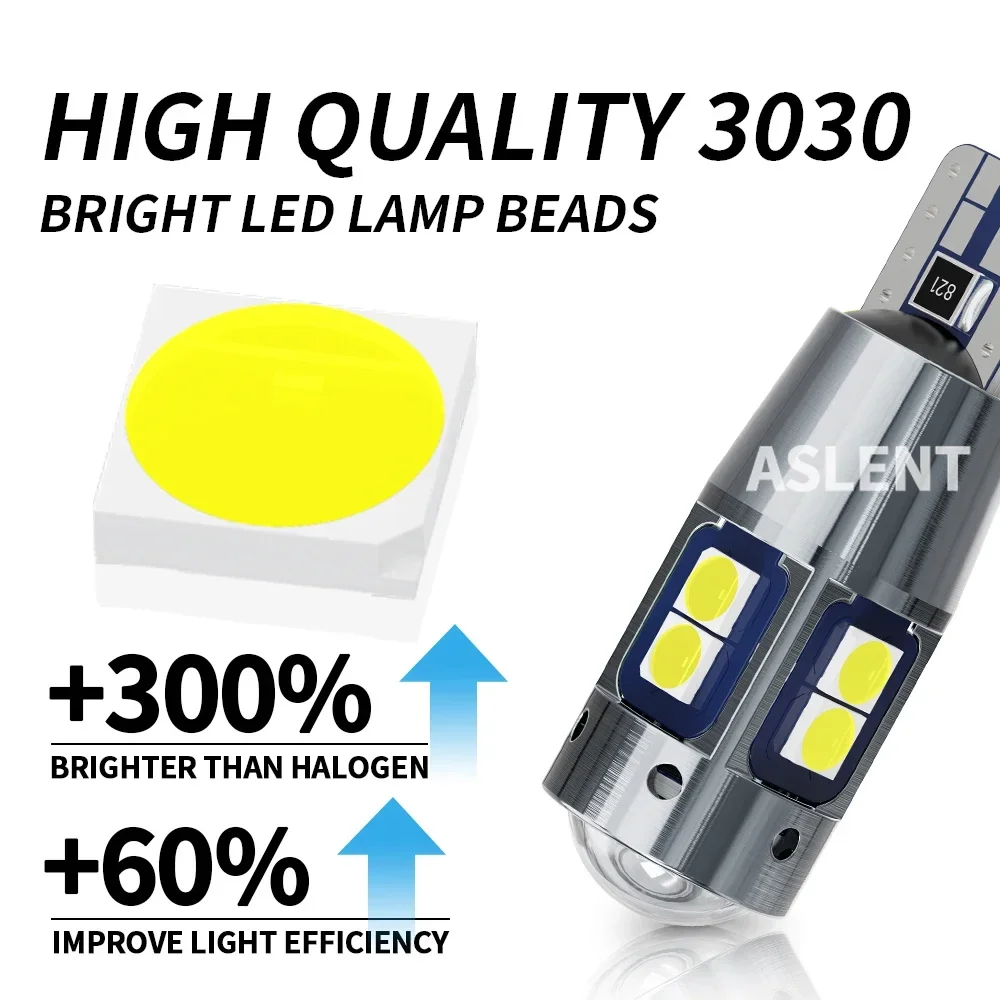2PCS High Quality T10 W5W 168  - огляд і ціна Led Tail Light Bulb Canbus
