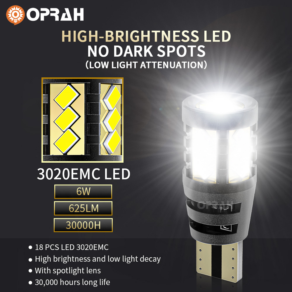 2PCS T15 LED Bulb W16W WY16W C - огляд і ціна Led Tail Light Bulb Canbus