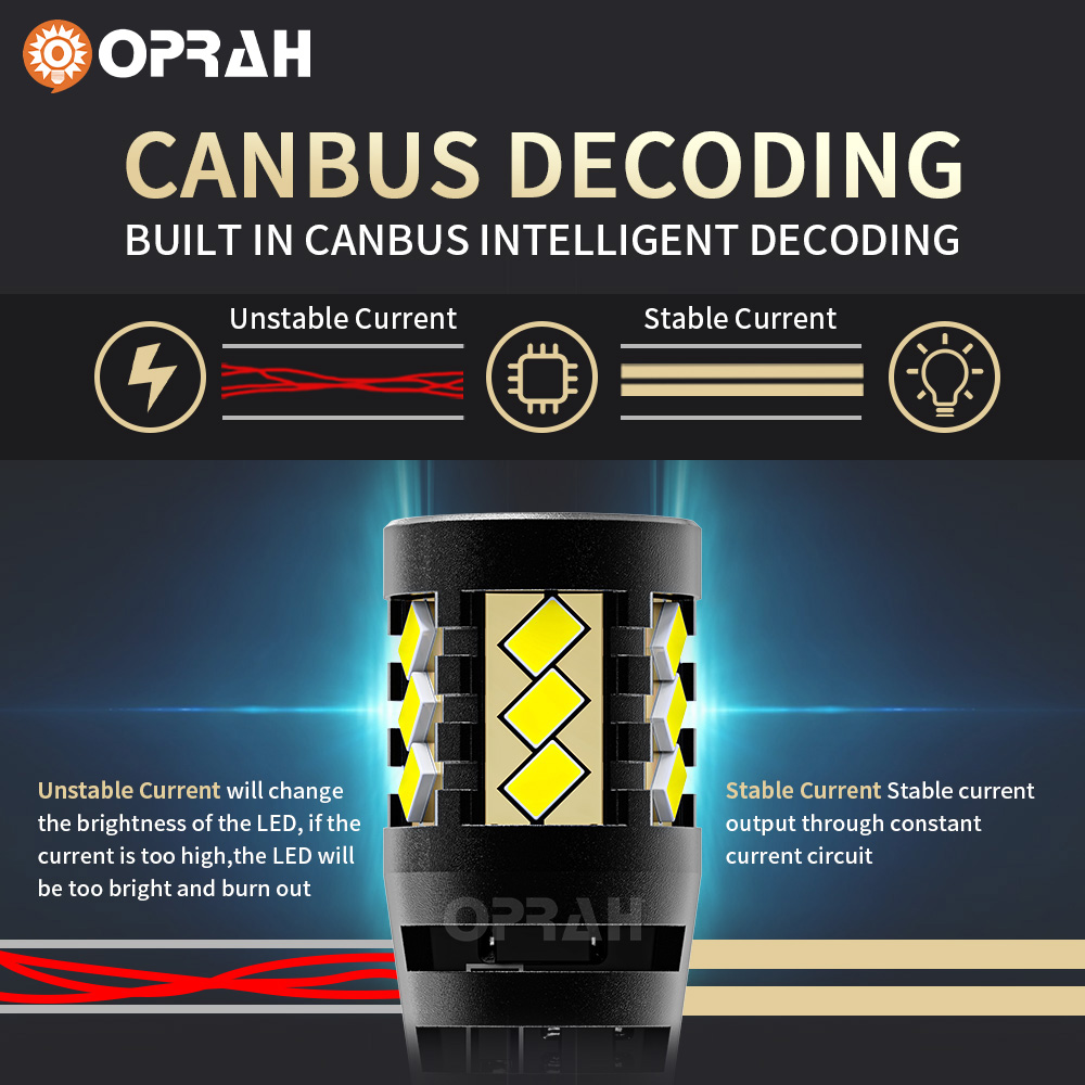 2PCS T15 LED Bulb W16W WY16W C - огляд і ціна Led Tail Light Bulb Canbus