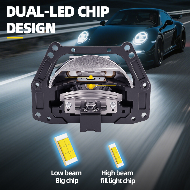 SANVI Car LK8 Bi LED Projector - огляд і ціна Car Led Headlight 9005 9006