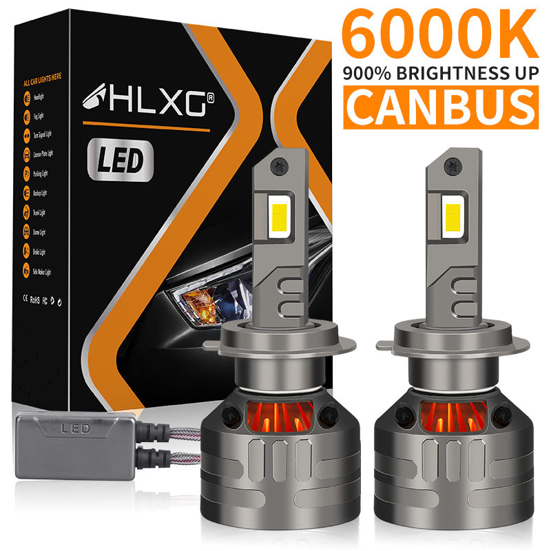 HLXG H4 LED H7 H11 H1 Headligh - огляд і ціна Led Headlight Bulb Canbus Error Free